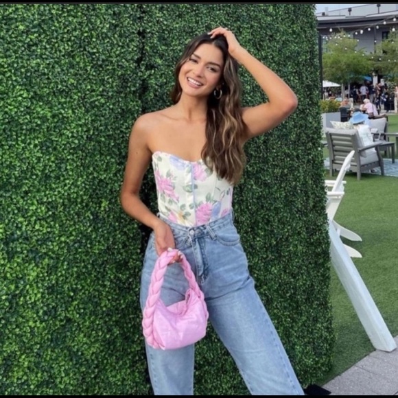 Zara Tops Zara Floral Corset Top Poshmark